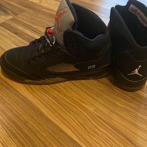 Jordan Retro 5 Black Size 6.5Y